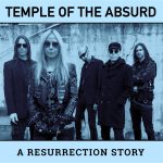 Temple Of The Absurd'un A Resurrection Story adlı tekli için resmî Bandcamp kapak görseli.