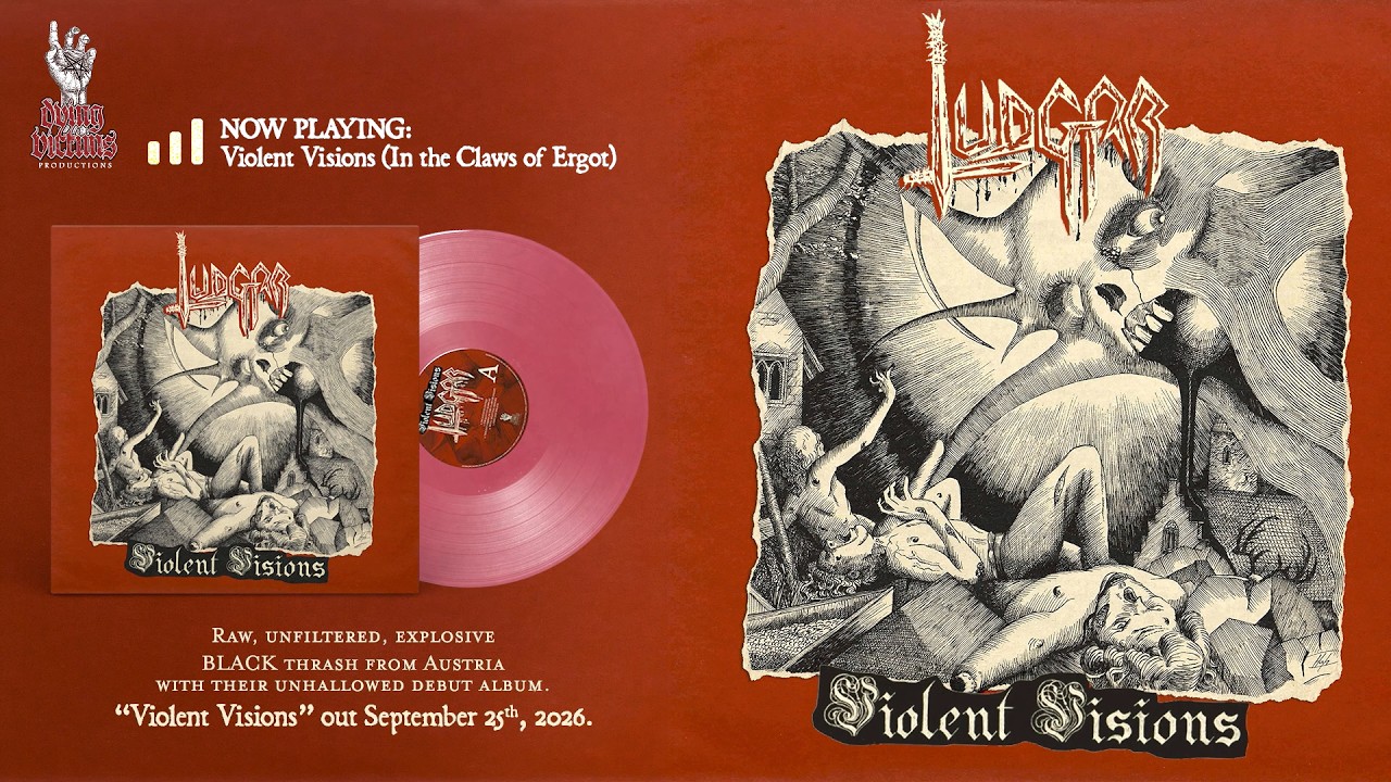 Ludgar Violent Visions resmi video görseli.