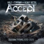 Accept'in Teutonic Titans 1976-2026 albüm kapağı